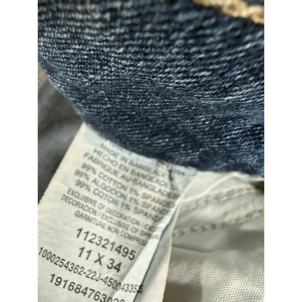 Wrangler Jeans Womens 11x34 Blue Denim‎ Retro Mae Bootcut Western Flare